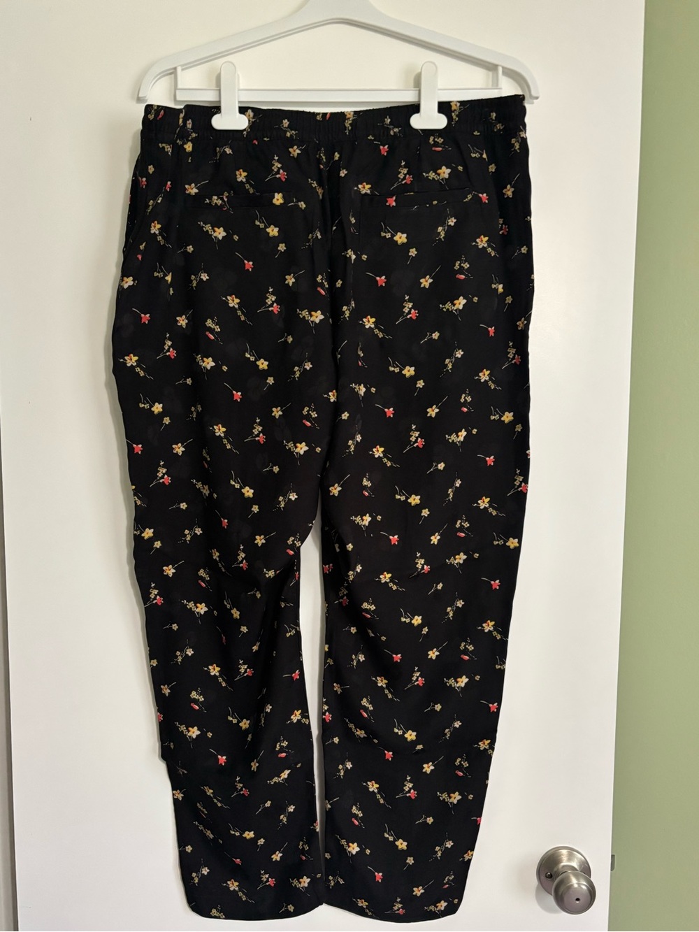 Ralph Lauren Womens Floral Straight Leg Skinny Casual Pants 16W